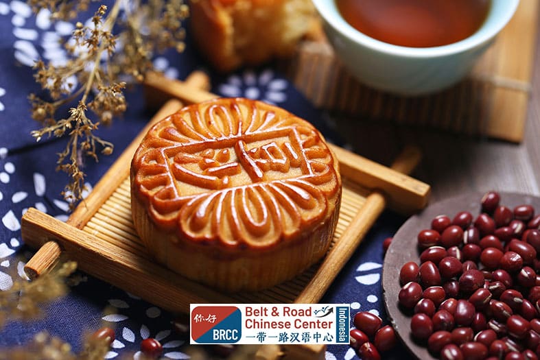 Mooncake kue bulan tradisional China untuk Festival Pertengahan Musim Gugur