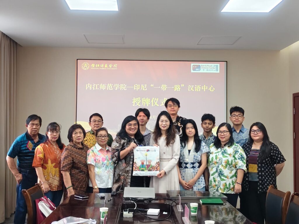 BRCC Indonesia Resmikan Pusat Bahasa Mandarin di Neijiang Normal University Tiongkok