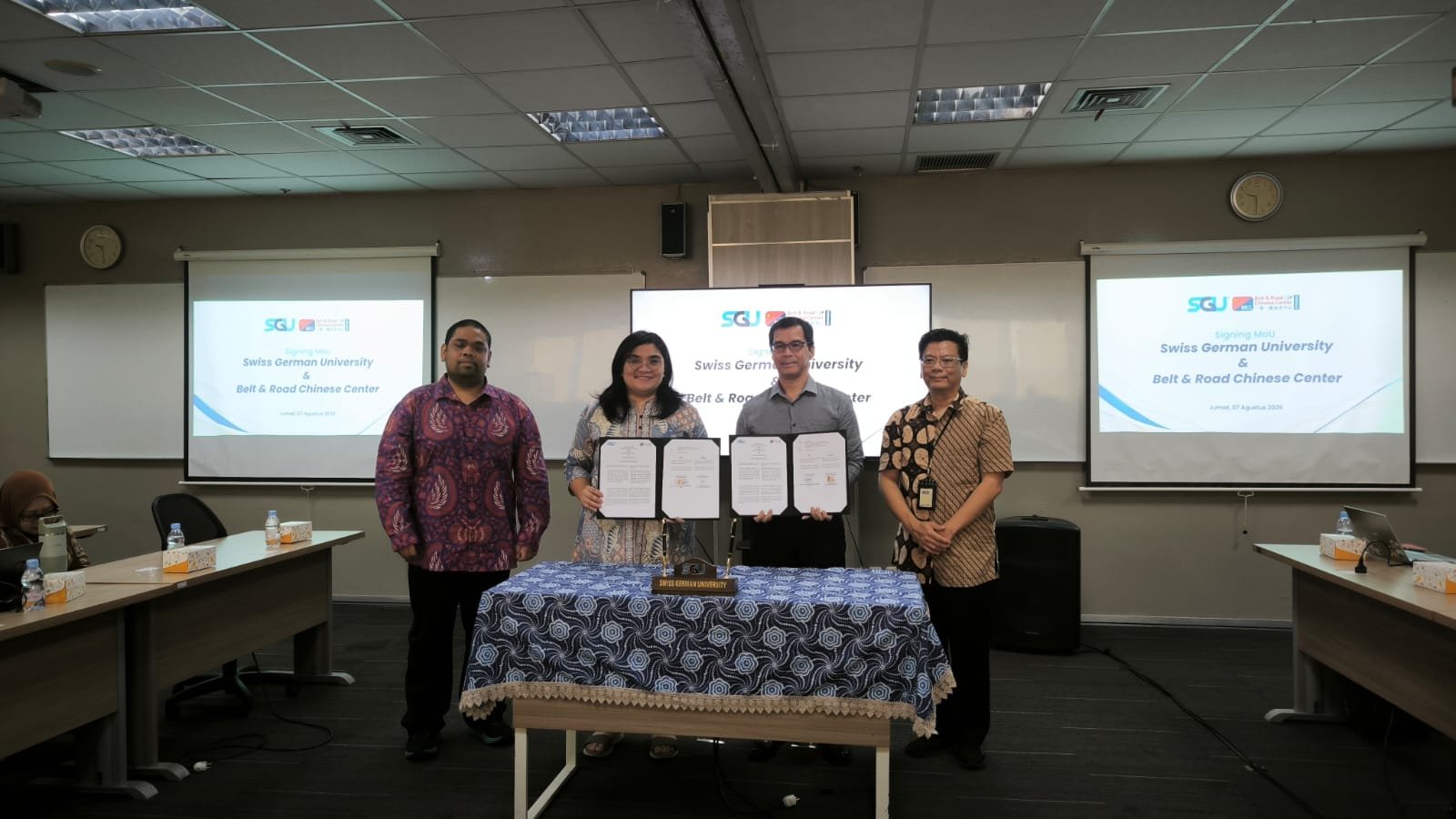 Naskah MoU Kerja Sama BRCC Indonesia dan Swiss German University Naskah Nota Kesepahaman kerja sama antara BRCC Indonesia dan Swiss German University